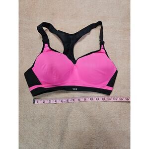 Victoria's Secret VSX The Incredible Maximum Support Sport Bra 38C Pink Black